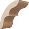 Ekena Millwork 3-inch W x 6-inch D x 6-inch H Ozark Rough Cedar Woodgrain TimberThane Knee Brace, Primed BRCUR03X06X06OZKRCPR - alternate 1